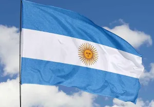 تصویر پرچم آرژانتین یکی از زیباترین پرچم های جهان